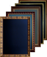 Kreidetafel mit Antikrahmen