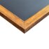 Kreidetafel mit Echtholzrahmen teakbraun, schwarz oder naturfarbig lasiert