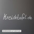 Kreidetafel-Schreibtafel mit Rundbogen, wetterfest, 90 x 60 cm