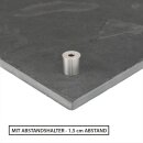 Abstandshalter für Schilderbefestigung, V2A Edelstahl 15 x 15 mm