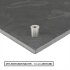 Abstandshalter für Schilderbefestigung, V2A Edelstahl 15 x 15 mm