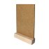 Tischaufsteller mit Sockel, 230 x 140 mm , 1VE = 4 Stück