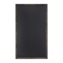 Kreidetafel 100 x 55 cm mit schwarzem Holzrahmen