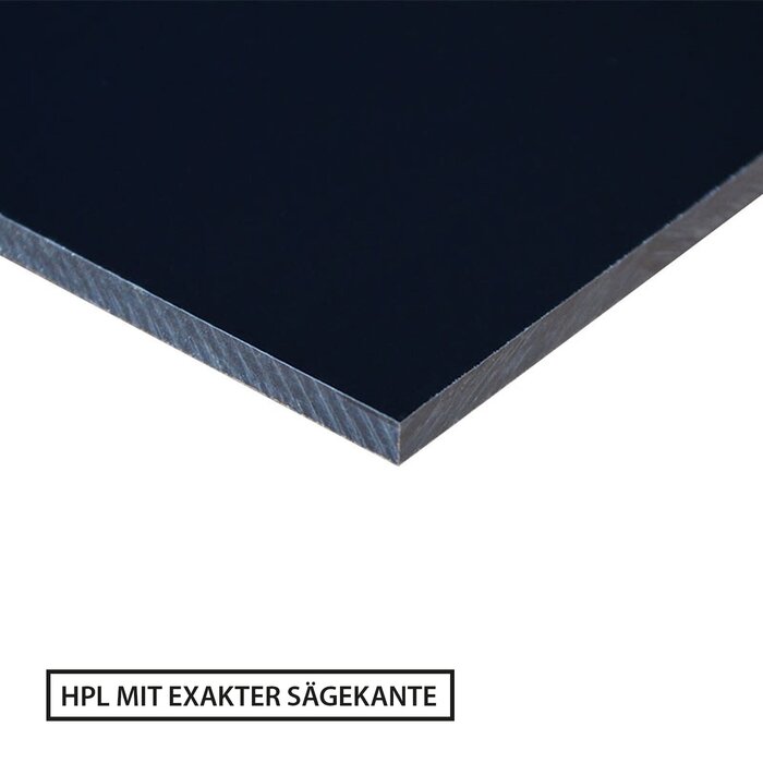 6mm Schwarze Kreidetafel wetterfest ohne Rahmen, Platte 100x50 cm Outdoor