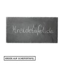 Schiefertafel Küche mit Ablage und Kordel 60 x 30 cm