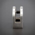 Klemmhalter Edelstahl V2A 50 x 40 mm