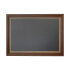 Kreidetafel mit Antikrahmen Nussbaum Gold
