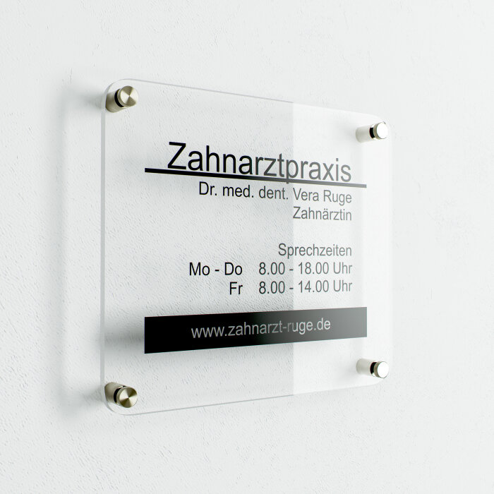 Abstandshalter 19 x 25 mm für Schilderbefestigung,...