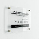 Abstandshalter 19 x 25 mm für Schilderbefestigung, V2A Edelstahl