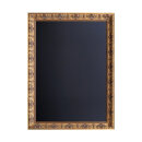 Kreidetafel Antik mit Barockrahmen in Gold, 100 x 60 cm