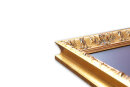 Kreidetafel Antik mit Barockrahmen in Gold, 100 x 60 cm